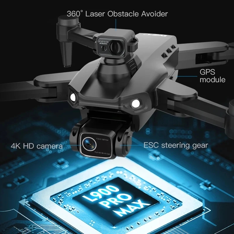 L900 Pro MAX GPS Drone 4K Prof - Drone Multispectral recension och pris