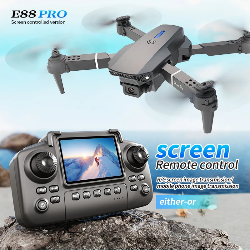 Professional E88 PRO Drone wit - Drone Lidar recension och pris