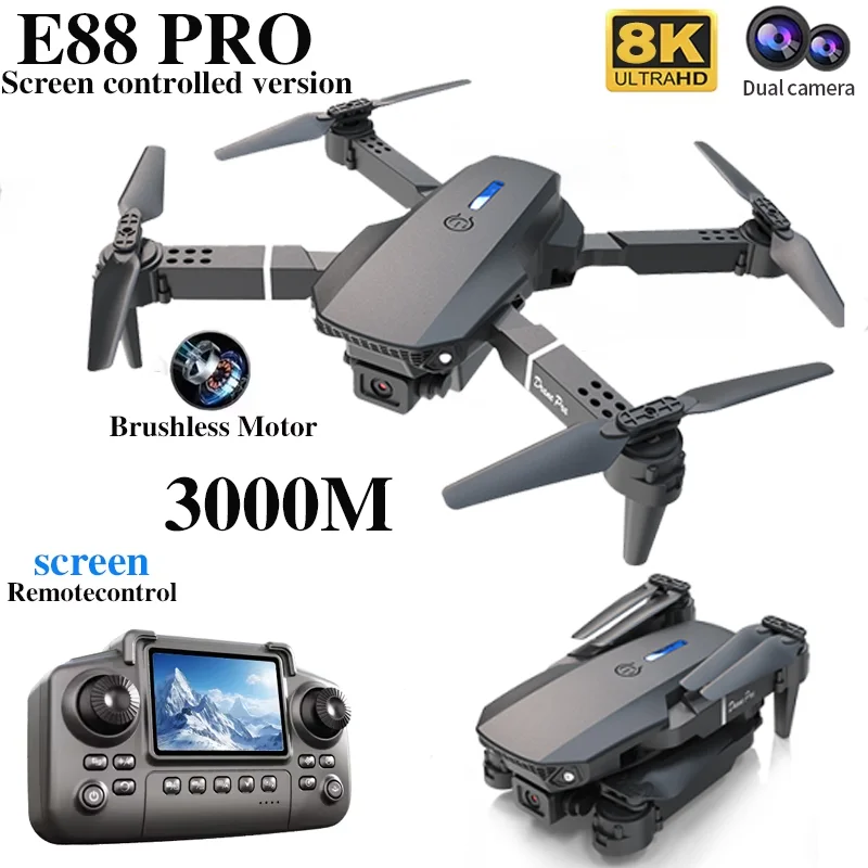 Professional E88 PRO Drone wit - Drone Lidar recension och pris