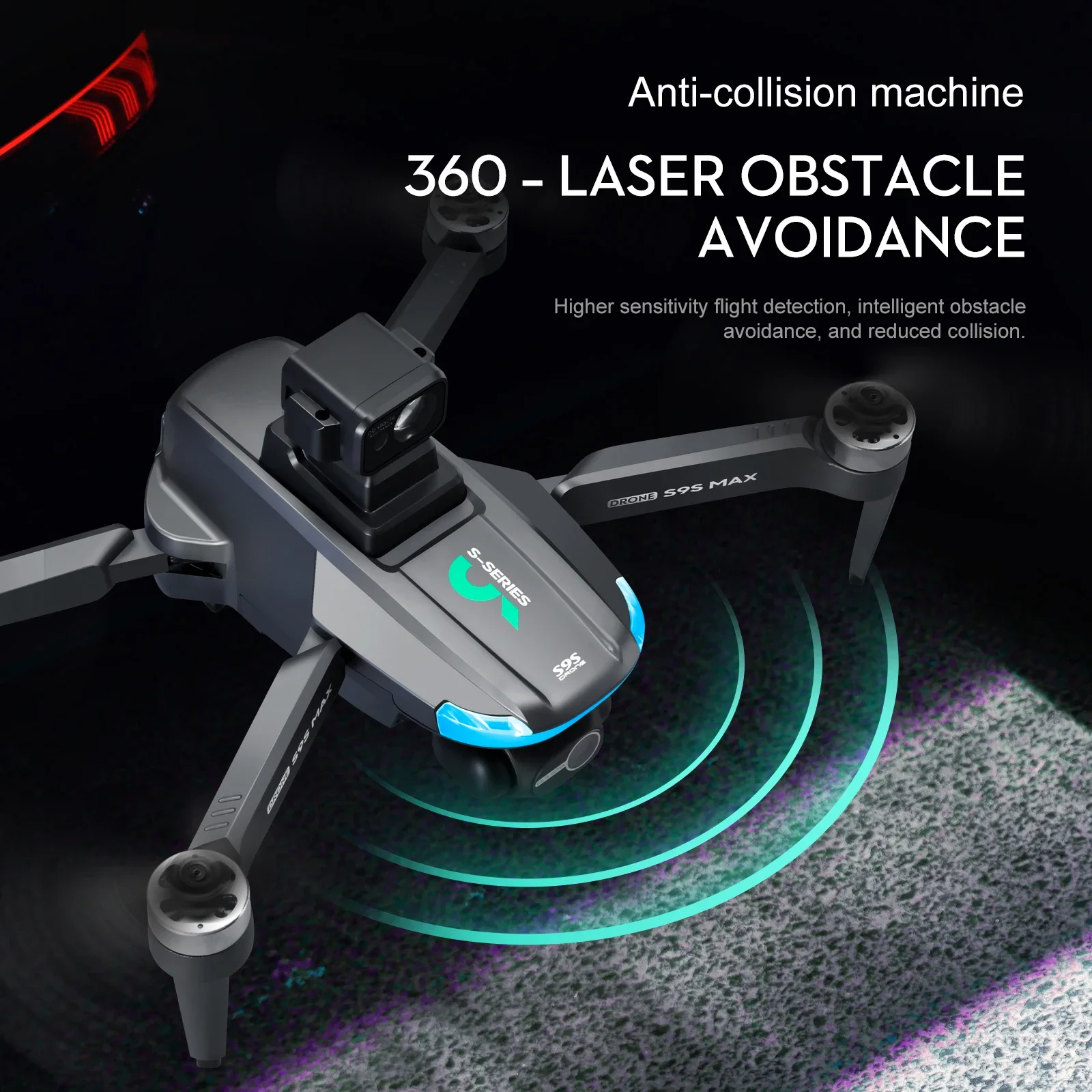 NEW S9S MAX MINI Drone 4K 2-Ax - Drone Video Production recension och pris