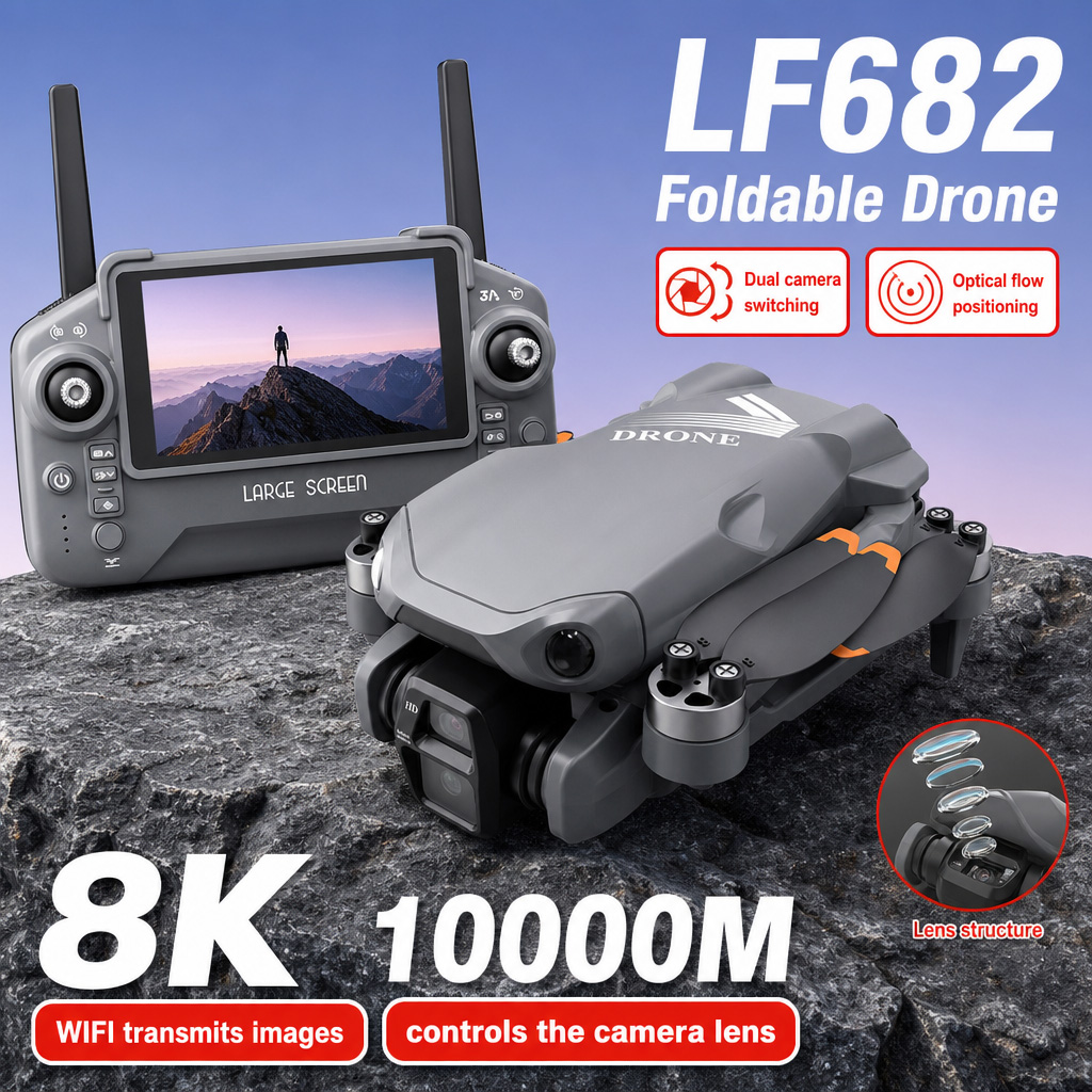 Aerial Photo LF682 Drone 8K HD - Drone Mapping recension och pris