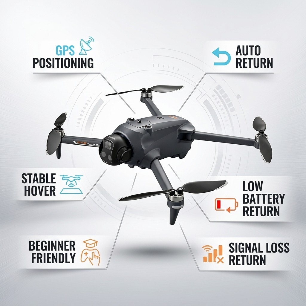 Potensic Drone GPS Auto Return - Drone Multispectral recension och pris