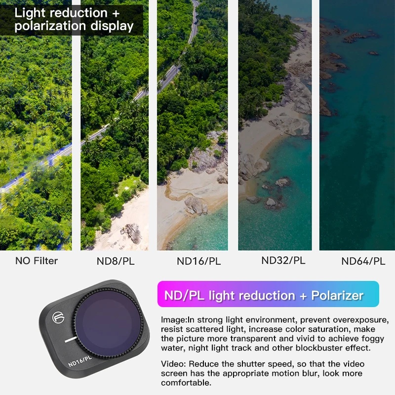 RCSTQ For DJI Mini 3 Pro Filte - Drone Video Production recension och pris