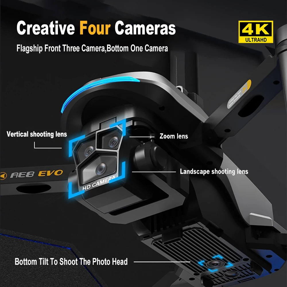 AE8 EVO Drone 4K Professional  - Drone Multispectral recension och pris