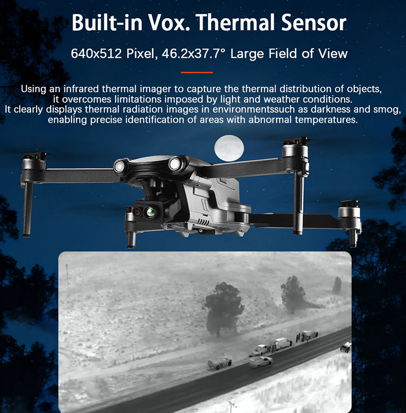 New Arrival 640x512 FPV Drone  - Drone Thermal Imaging recension och pris